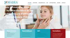 Desktop Screenshot of madea.fr